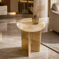 Acrux Mango Onyx Marble Side Table