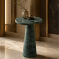 Aroma Green Marble Side Table