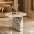 Lux Stone Marble End Table