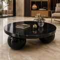 Trinity Sphere Black Marquina Centre Table